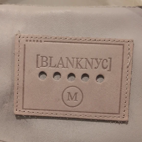 Blank NYC Gray Leather Jacket Sporty Collection - Picture 2 of 7